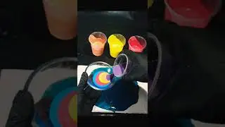 acrylic pouring abstract art tutorial for beginners pour on canvas / Fluid art abstract art 2022