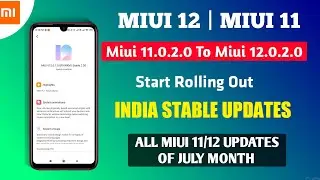 MIUI 12 OFFICIAL INDIA UPDATE | MIUI 11.0.2.0 TO MIUI 12.0.2.0 STABLE INDIA UPDATE | MIUI 12 UPDATES