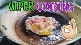 Viper Cooking - глазунья с колбасой и сыром (новая рубрика)
