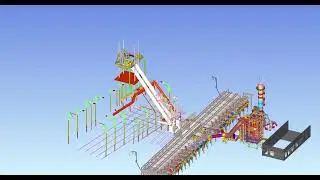 Aspiration of Stock House  blast furnace №5. Aspiration duct. Steel fabrication drawings