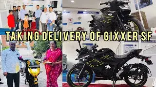 Taking Delivery Of New Bike Gixxer SF 2023 | Suzuki Gixxer SF 155 | Explore With Sun 🌞