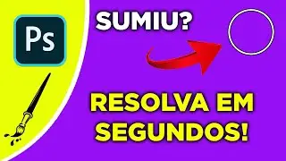 Sumiu o Ponteiro do Pincel no Photoshop | Resolvido Passo a Passo