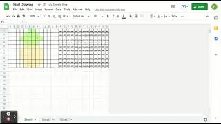 Pixel Drawing - Google Sheets- Resizing Columns