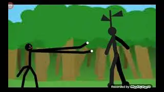 cartoon cat vs siren head sickman animation