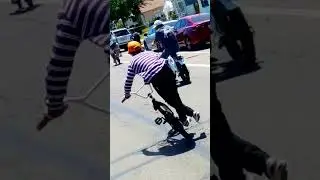 FPV Drone BMX Chase in City
