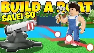 HOW TO GET THE LASER CANNON FOR FREE!? Build a Boat