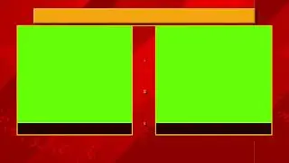 Green Screen 2 Window Formate Debate News after effects template