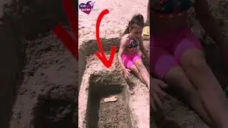 PISCINA 🏖️ na Areia da Praia! 🏝️ Diversão em Família com o Papai! 