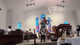 These Are The Days of Elijah | Violin Cover Emily McHugh with organ and drums