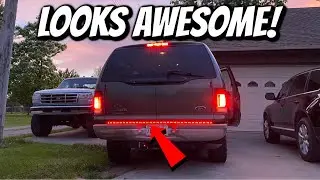 The Excursion Gets A Tailgate Brake Light Strip! (Install & Review)