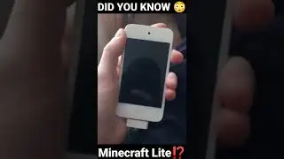 Minecraft Lite 😳⁉️ Did you know before?? 