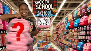 Back To School Shopping For School Supplies