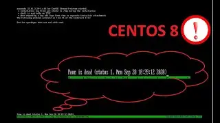 Step by Step process to address the pane is dead in centos8
