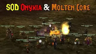 Onyxia & Molten Core Release Night, Warlock, Season of Discovery #CrusaderStrike #WoWClassic