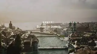 Stunning simulation of a sunset on Lucerne's Digital Twin