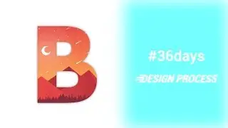 #36DaysOfType: Letter B | Design Process | Logo in Inkscape | Tutorial | Vector Scenery