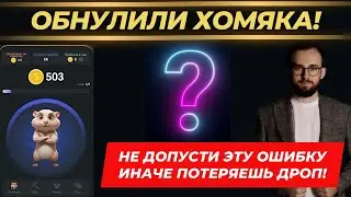 ⚠️ ОБНУЛИЛИ БАЛАНС В ХАМСТЕР КОМБАТ! НЕ РАБОТАЕТ ВХОД!