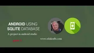 The Android application project with SqliteDatabase:  part-3