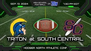 Triton (2-1) at South Central UM (1-2) - Varsity Football 🏈 9-13-2024