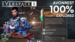 Avonrest 100% complete follow up video (found all with Supravision Perk) Everspace 2