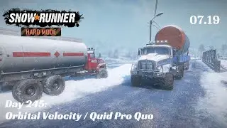 SnowRunner Hard Mode - R07 E19 - Orbital Velocity / Quid Pro Quo