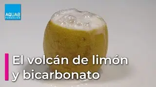 VOLCÁN de burbujas y LIMÓN | Experimentos
