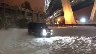 Пробилось колесо на Gelandewagen G 500