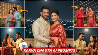 Karwa Chauth Ai Photo Editing Prompts | Google Gemini Photo Editing | Karva Chauth 2025 - Ghaus Edit
