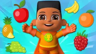 Learn Colourful Fruits |  Learning Videos For Kids |  Super Geek Heroes