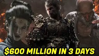 Black Myth Wukong Makes $600 Million In Just 3 DAYS! 10 Million Copies Sold!