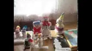 Марш снеговиков в Кочковской начальной школе