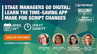 Stage Managers Go Digital: Learn the Time-Saving App Made for Script Changes