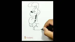 DRAWING ODIE - THE GARFIELD