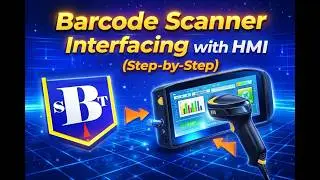Set up a Barcode Scanner and  Interface with HMI बारकोड स्कैनर