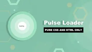 Creative CSS Loading Animations Effects | CSS Animation Tutorial for Beginners