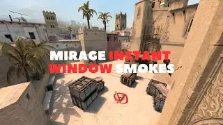 CS2 MIRAGE INSTANT WINDOW SMOKES