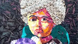 fabric collage demo||Artist Iqbal Khan