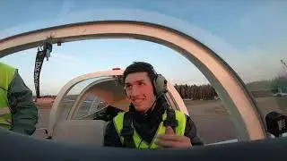 Дали порулить самолетом! аэродром Новинки