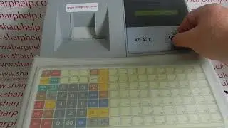 Clearing A Random Unknown Error On The Sharp XE-A213 / XEA213 Cash Register Till