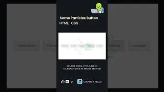 Some Particles Button 🤯 Button With Hover 