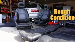 Leather Seat Restoration - Honda Rough Leather Texture.... (Part 1)
