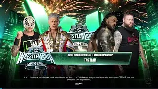 WWE 2K24 TEAM CODY RHODES VS TEAM ROMAN REIGNS #wwe2k24 #wwe #romanreigns #codyrhodes