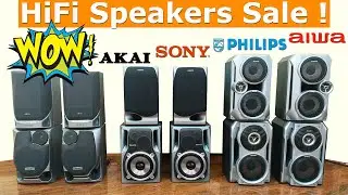 HiFi Speakers | Sony Aiwa Philips Akai | Sale !