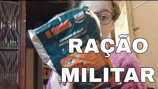PROVANDO RAÇÃO MILITAR DO EXÉRCITO! #racao #militar #exércitobrasil