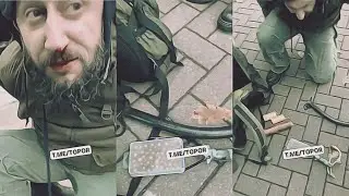 Питер. А вот те самые рогатки и металлические шарики. Убойная сила, как у травматического оружия