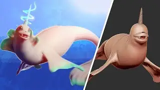 3D Pokemon Sculpting Dewgong zBrush Timelapse
