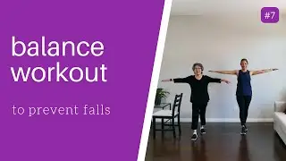 Balance Workout to Prevent Falls for Seniors, Beginner Exercisers
