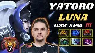 🔥 YATORO Luna Hard Carry 1138 XPM Immortal 7 🔥 EZ Game YATOROGOD - Dota 2