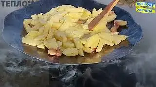 Слава Україні, ракетна пічка своїми руками.