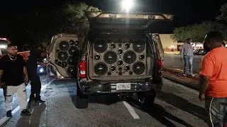 Police Said He Had To Many Speakers and They Shut Down The Car Meet!!